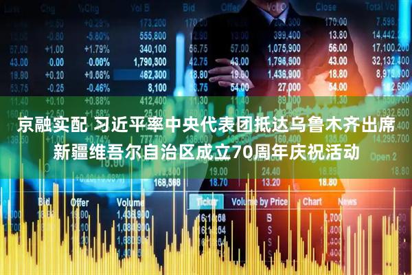 京融实配 习近平率中央代表团抵达乌鲁木齐出席新疆维吾尔自治区成立70周年庆祝活动